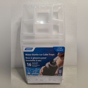 2 Pack Water Bottle Ice Cube Trays